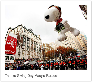 Thanks Giving Day Macy's Parade